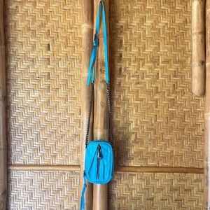 Aimee Kestenberg Vibrant Blue Crossbody Chain leather Bag